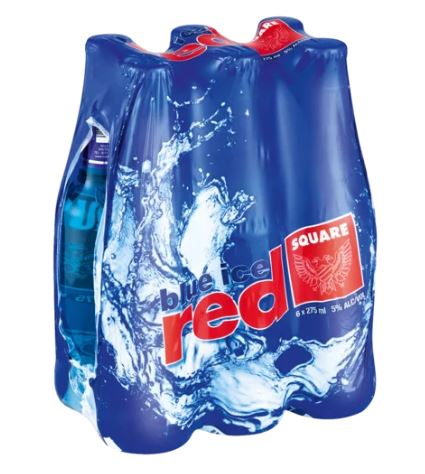 Red Square Energising Blue Ice Spirit Cooler (6 x 275ml)