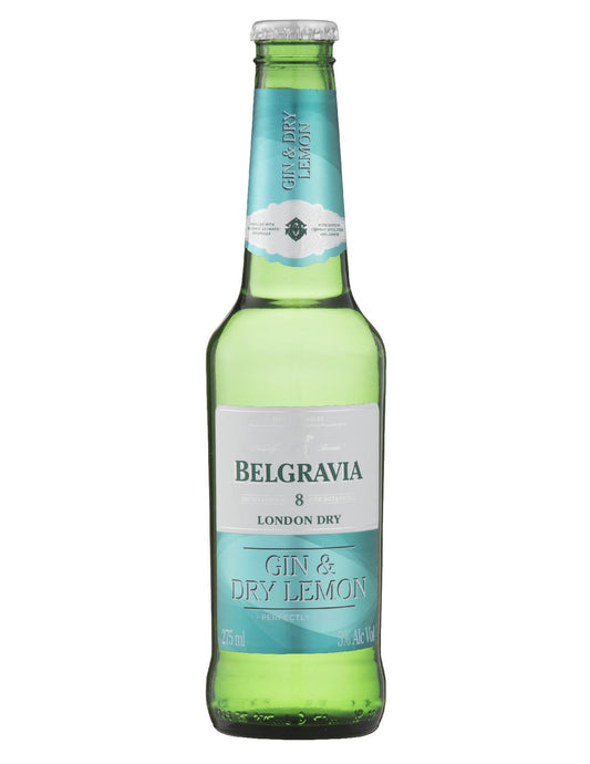 Belgravia Gin & Dry Lemon (6 x 275ml) – A Refreshing Perfected Classic