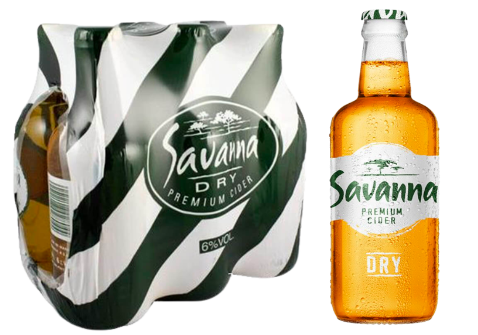 Savanna Dry Premium Apple Cider (6 x 330ml)